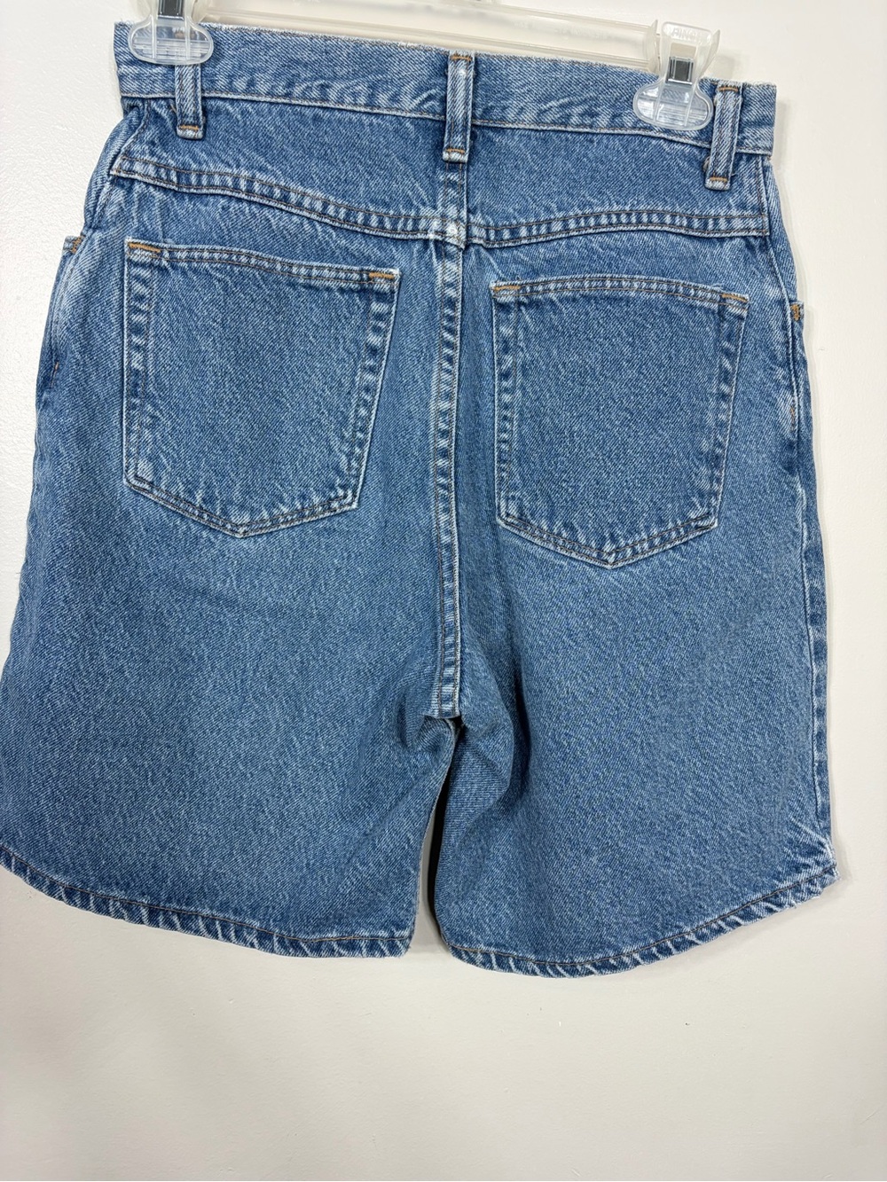 Vintage Wrangler For Women High Waisted Denim Shorts 90s Mom Made in USA Size 4 - Picture 4 of 5